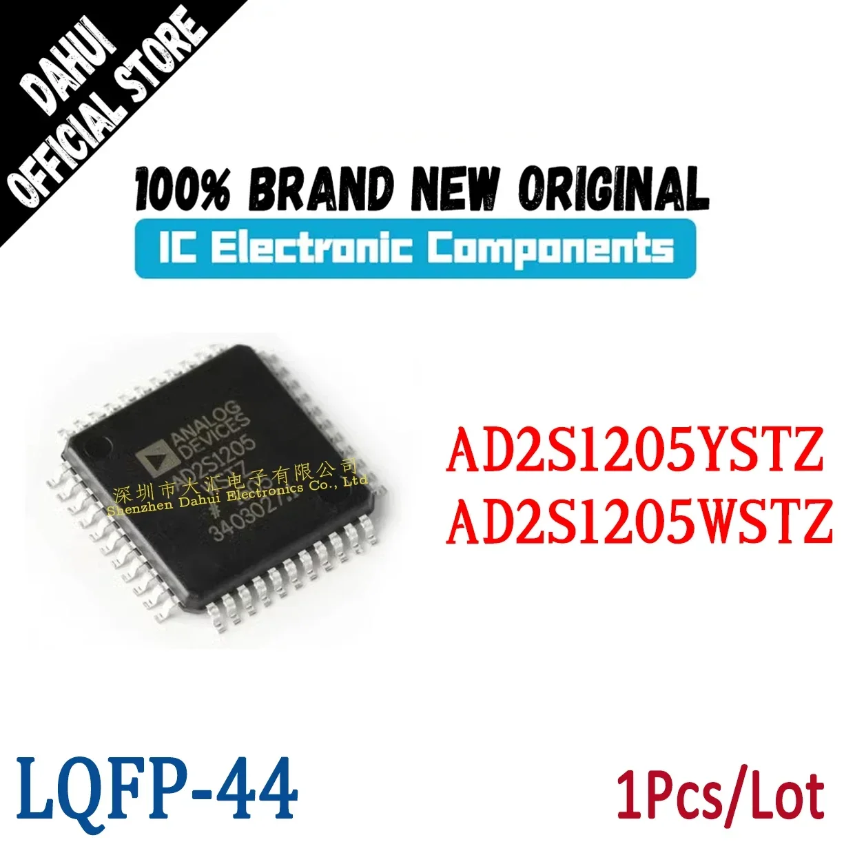 (1piece)100% New AD2S1205YSTZ AD2S1205WSTZ AD2S1205 LQFP-44 Chip IC In Stock
(1piece)100% New AD2S1205YSTZ AD2S1205WSTZ AD2S1205 LQFP-44 Chip IC In Stock
