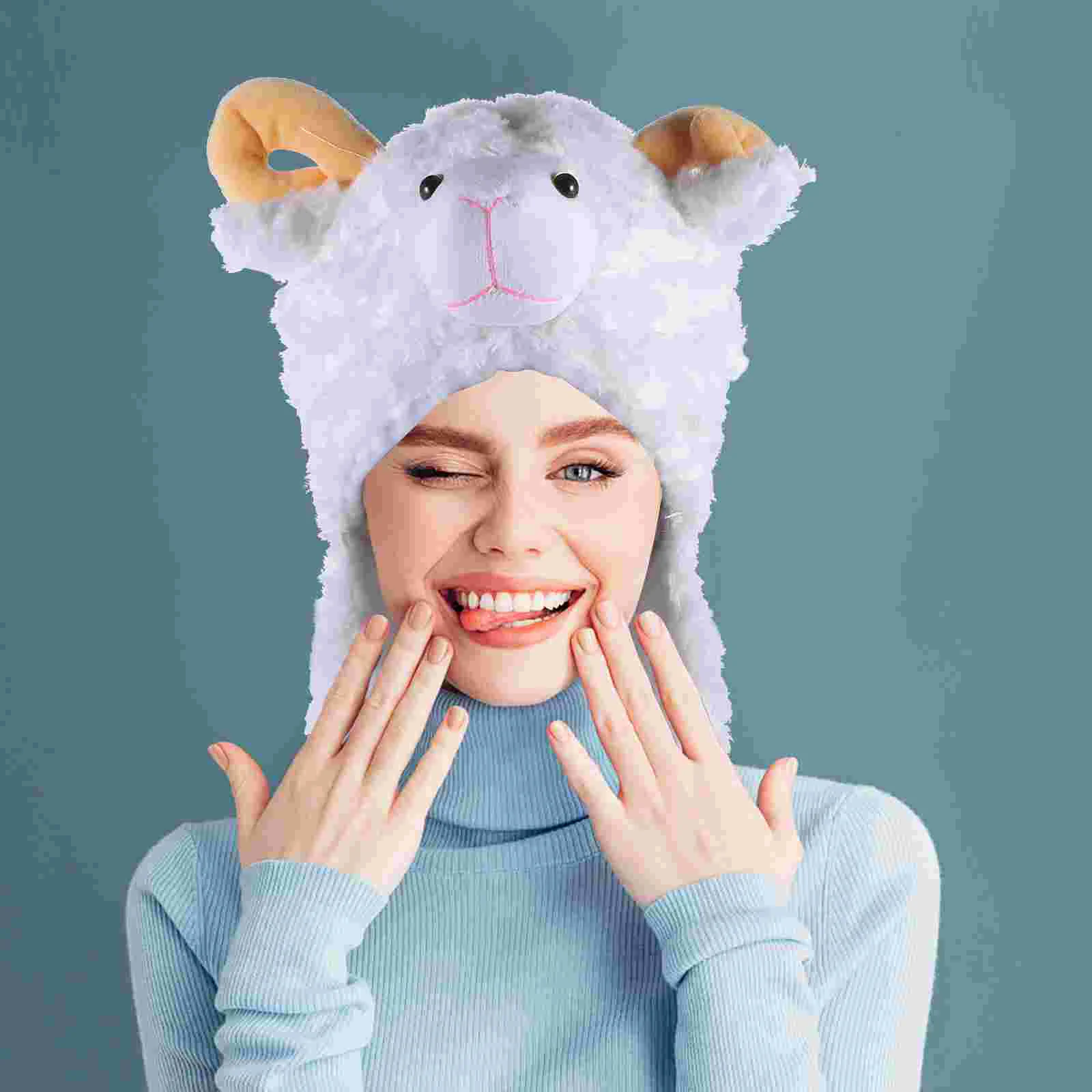 Adorable Animal Hat Plush Ski Style Hat Cartoon Earflap Hood For Children Adults (Sheep) hat
Adorable Animal Hat Plush Ski Style Hat Cartoon Earflap Hood For Children Adults (Sheep) hat