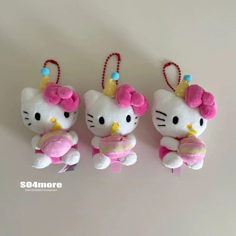 Cute Hello Kitty New Happy Birthday Series Love Cake Doll Toy Plush Bag Pendant Anime Sanrios Jewelry Girl Cartoon Keychain Gift
Cute Hello Kitty New Happy Birthday Series Love Cake Doll Toy Plush Bag Pendant Anime Sanrios Jewelry Girl Cartoon Keychain Gift