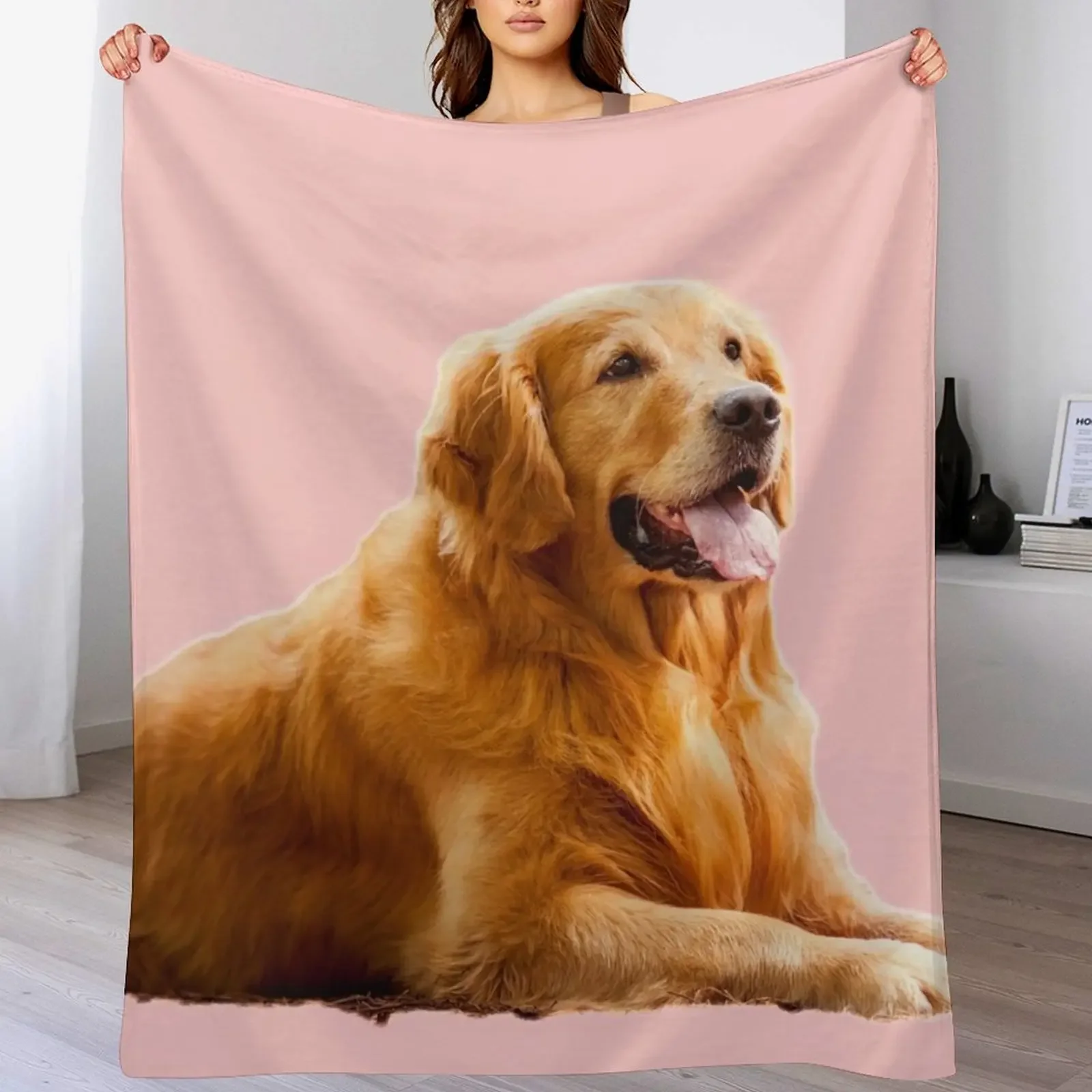 Cute Smiling Golden Retriever Throw Blanket for babies Decorative Throw Stuffeds Flannel Fabric Blankets
Cute Smiling Golden Retriever Throw Blanket for babies Decorative Throw Stuffeds Flannel Fabric Blankets