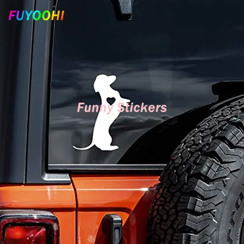 FUYOOHI Car Stickers Show Your Love for Dogs: Adorable Heart-Shaped Hound Vinyl Decal Sticker for Cars & Laptops
FUYOOHI Car Stickers Show Your Love for Dogs: Adorable Heart-Shaped Hound Vinyl Decal Sticker for Cars & Laptops