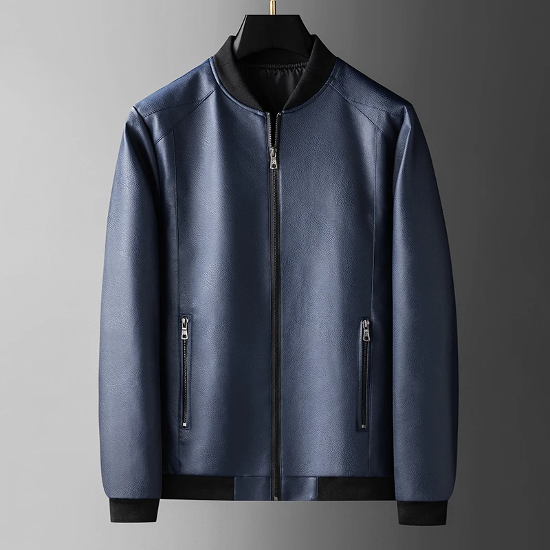Spring Hot Sale Men PU Leather Jacket Solid Color Casual All-match Male Clothes Fashion Comfortable Jacket Coats Plus Size 8XL
Spring Hot Sale Men PU Leather Jacket Solid Color Casual All-match Male Clothes Fashion Comfortable Jacket Coats Plus Size 8XL