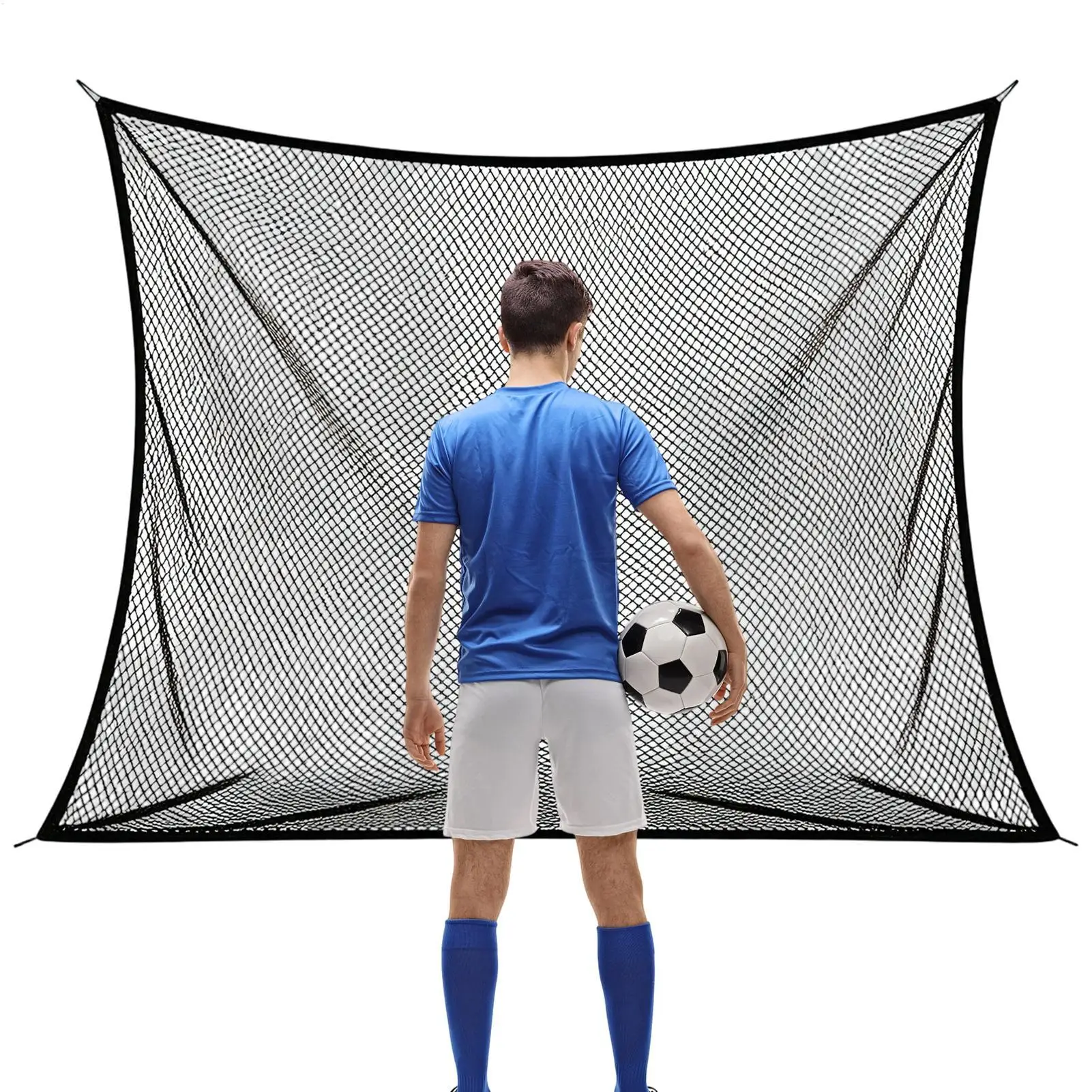 Multifunctional Sports Barrier Net Baseball Soccer Basketball Practice Net for Backyard Park Garden Training
Multifunctional Sports Barrier Net Baseball Soccer Basketball Practice Net for Backyard Park Garden Training