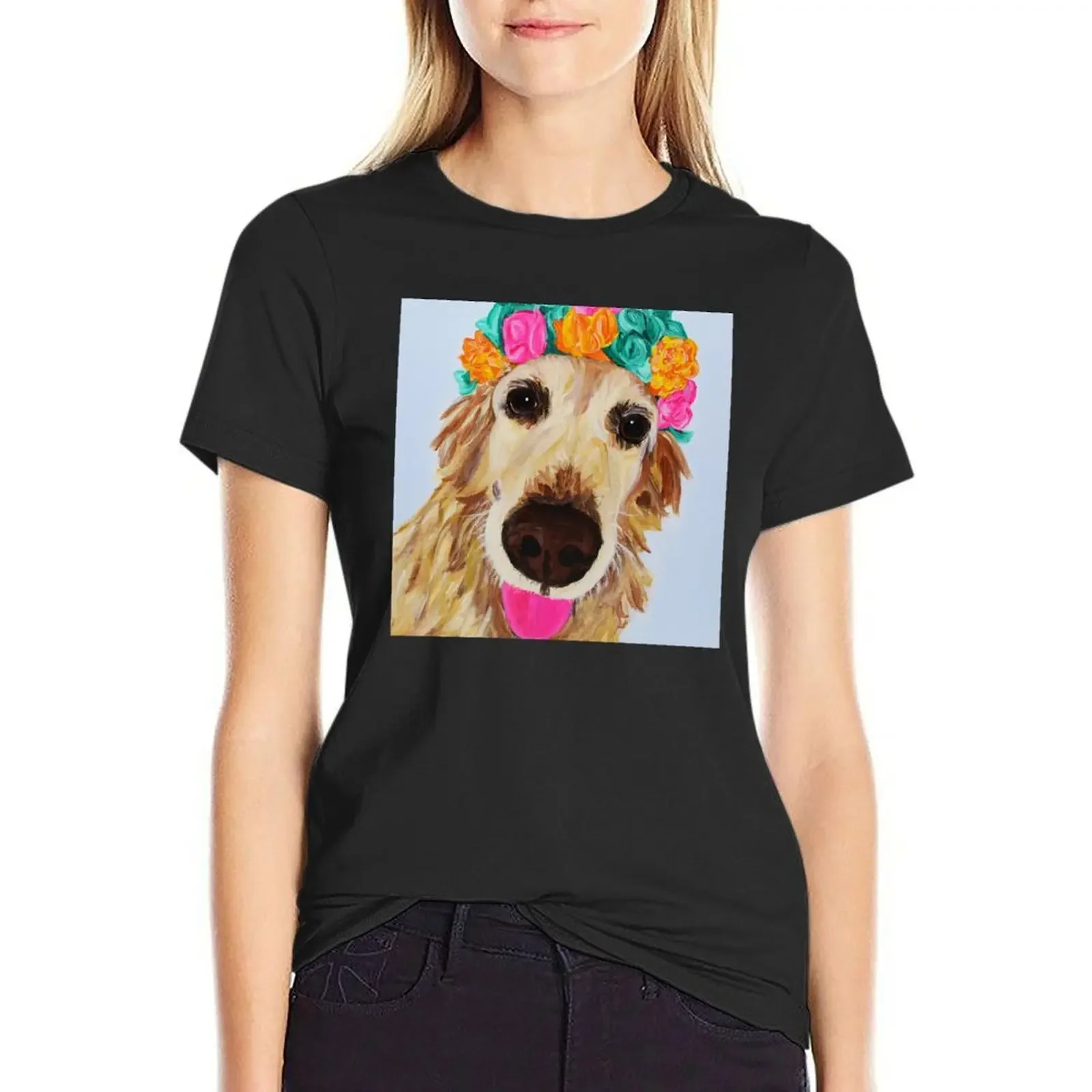 Flower Girl Xena, the Golden Retriever T-Shirt quick drying heavyweights anime clothes t-shirt dress for Women graphic
Flower Girl Xena, the Golden Retriever T-Shirt quick drying heavyweights anime clothes t-shirt dress for Women graphic
