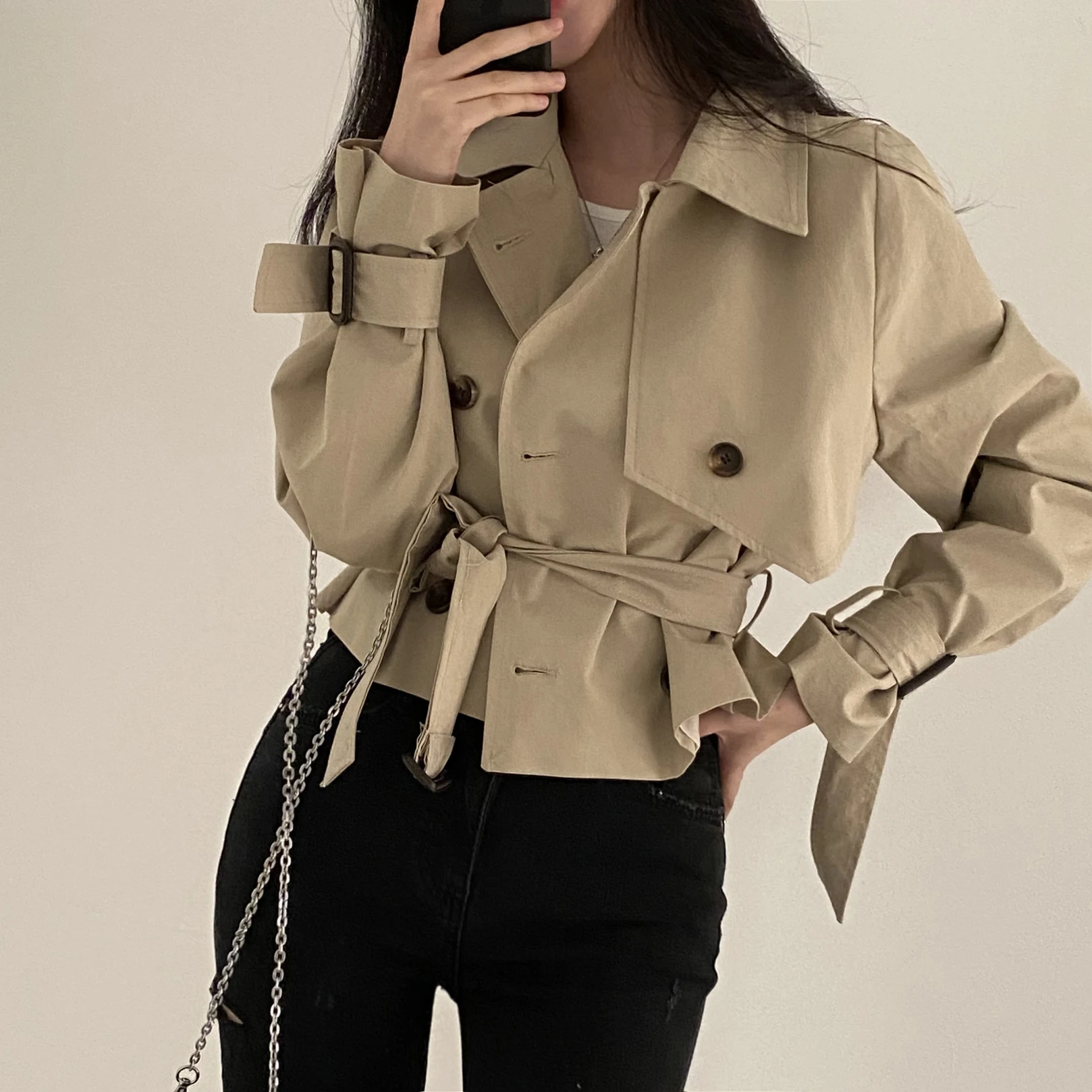 Retro Tie Waist Suit Jaet Women's Loose ort Sle Outerwear Spring Autumn New Arrival Commute Sle Long Sve Single Br...
Retro Tie Waist Suit Jaet Women's Loose ort Sle Outerwear Spring Autumn New Arrival Commute Sle Long Sve Single Br...