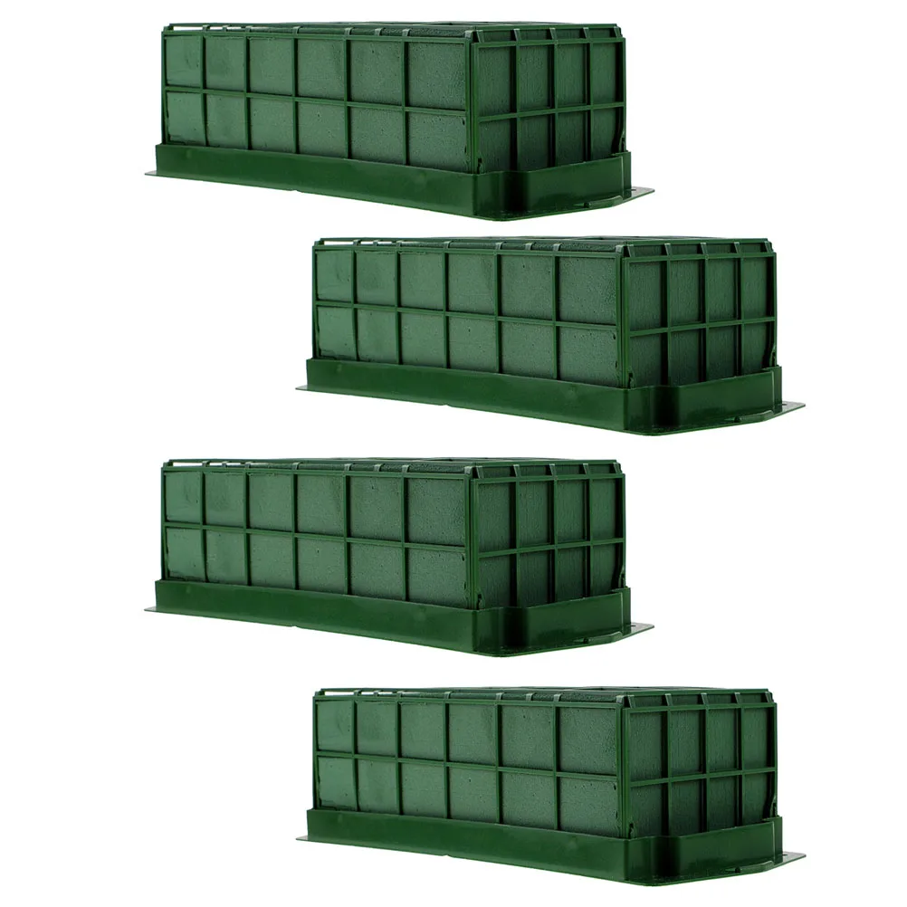 4pcs Rectangular Flower Mud Wet Foams Cages Arrangement Tools DIY Floral Decoration Home Wall Hanging Display Containers
4pcs Rectangular Flower Mud Wet Foams Cages Arrangement Tools DIY Floral Decoration Home Wall Hanging Display Containers