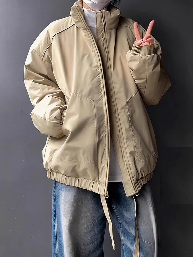 i Color American Sle Workwear Cotton Jaet Men's Thiened Stand Collar ort Bread Sle Cleanfit Winter Outerwear
i Color American Sle Workwear Cotton Jaet Men's Thiened Stand Collar ort Bread Sle Cleanfit Winter Outerwear