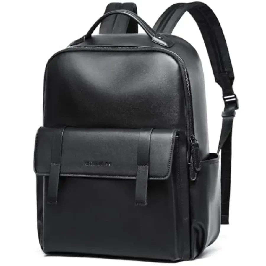 Leather Backpack For Men Fit 15" Laptop Waterproof Vintage Black Work Travel Flip Design Small Pu Backpack For Men Women Casual
Leather Backpack For Men Fit 15" Laptop Waterproof Vintage Black Work Travel Flip Design Small Pu Backpack For Men Women Casual