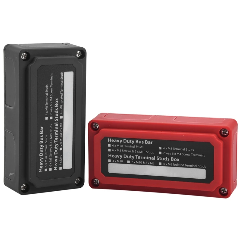2Pcs Bus Bar Box Board 300A High Current Busbar Automobiles Maximum Connection Amplifier Power Case Parts Accessories
2Pcs Bus Bar Box Board 300A High Current Busbar Automobiles Maximum Connection Amplifier Power Case Parts Accessories