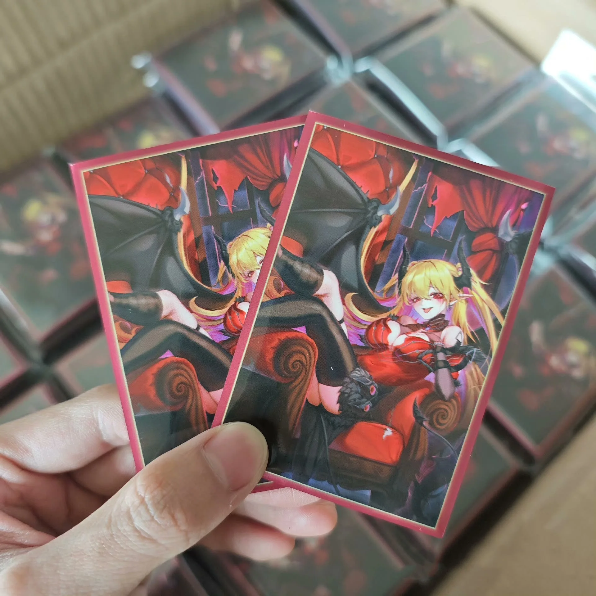 50PCS Yugioh Lacrima the Crimson Tears Card Sleeves Yu-Gi-Oh! OCG Trading Cards Laser Flash Protector Case Cover
50PCS Yugioh Lacrima the Crimson Tears Card Sleeves Yu-Gi-Oh! OCG Trading Cards Laser Flash Protector Case Cover