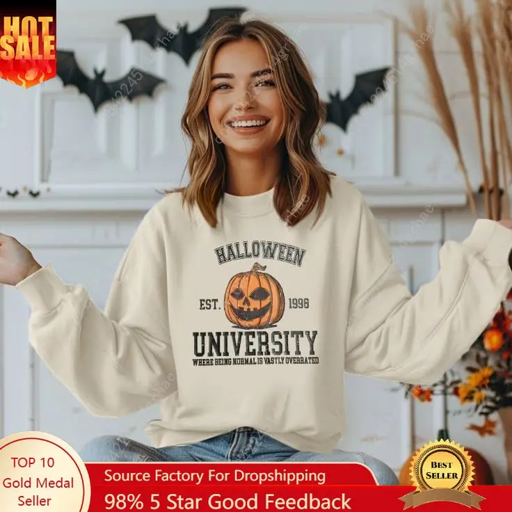 Halloween Sweatshirts for Women Halloweentown University T Shirt Funny Party Spooky Academy Pullover Sweatshirt
Halloween Sweatshirts for Women Halloweentown University T Shirt Funny Party Spooky Academy Pullover Sweatshirt