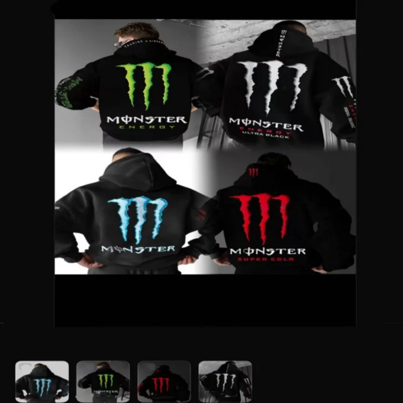 2026Monster Energy hoodies men women hip hop street style water resistant hoodies practical for rainy day hip hop outings
2026Monster Energy hoodies men women hip hop street style water resistant hoodies practical for rainy day hip hop outings
