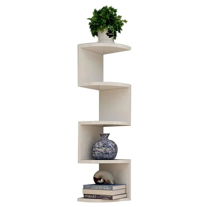 AS60-Wall Mounted Corner Storage Rack Classic Wall Rack 5 Layers Semicircular Partitions For Bookshelf Storage Decoration
AS60-Wall Mounted Corner Storage Rack Classic Wall Rack 5 Layers Semicircular Partitions For Bookshelf Storage Decoration