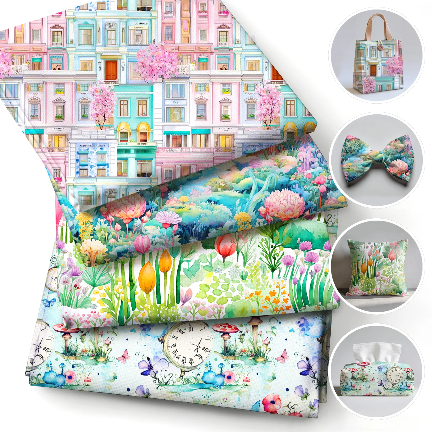 50*145cm Train House Lotus Patchwork Polyester Cotton Fabric For Tissue Sewing Quilting Fabrics Needlework Material DIY Handmade
50*145cm Train House Lotus Patchwork Polyester Cotton Fabric For Tissue Sewing Quilting Fabrics Needlework Material DIY Handmade