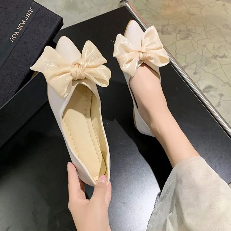 Chic and Elegant Summer Slip-on Shoes for Women High Quality Comfortable 2025 Quick Delivery 39 Pointed Toe With Bow Woman Flats
Chic and Elegant Summer Slip-on Shoes for Women High Quality Comfortable 2025 Quick Delivery 39 Pointed Toe With Bow Woman Flats