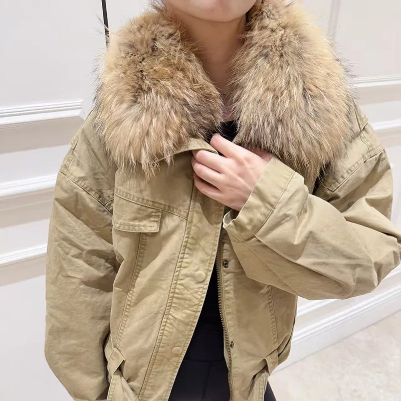 Women's Oversized Fur-Trimmed Jacket, Stylish Casual Commuter Coat, High-Quality Parka, 2025, Fall, New Arrival, Y2K
Women's Oversized Fur-Trimmed Jacket, Stylish Casual Commuter Coat, High-Quality Parka, 2025, Fall, New Arrival, Y2K