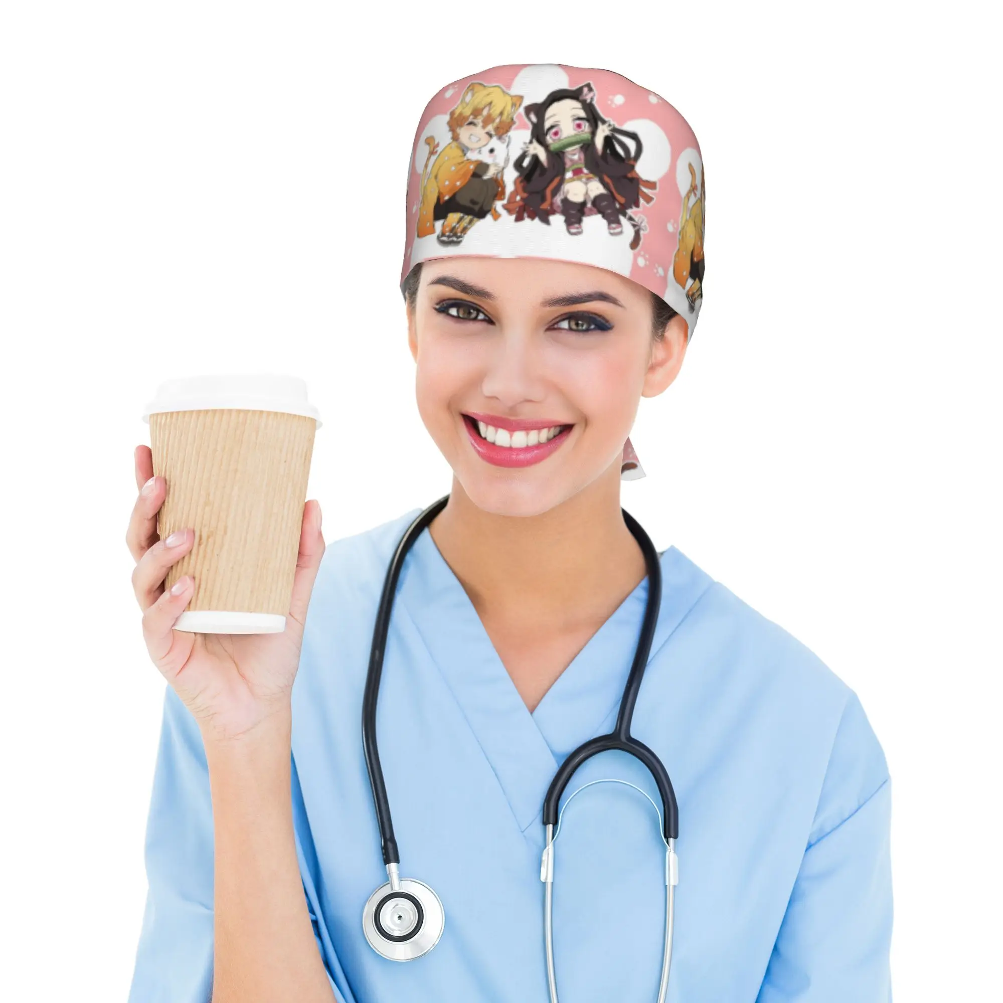 Custom Demones S-Slayer Medical Staff Scrubs Hat Men Women For Chef Hat Scrub Caps
Custom Demones S-Slayer Medical Staff Scrubs Hat Men Women For Chef Hat Scrub Caps
