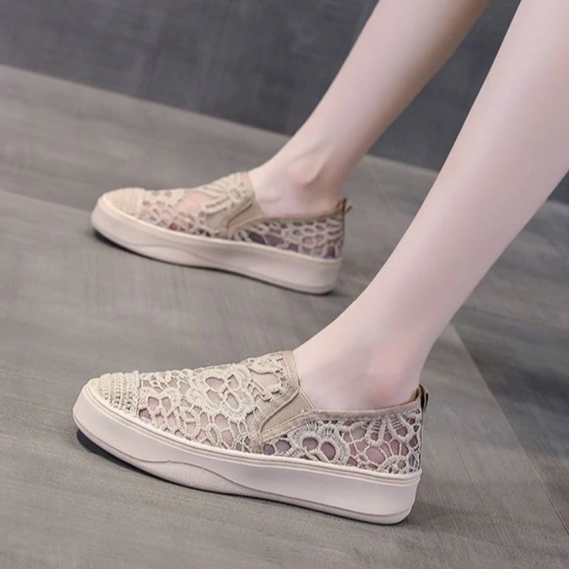 Summer Breathable Mesh Fisherman Shoes for Women Slip on Thick Bottom Casual Loafers 2026 Versatile Footwear
Summer Breathable Mesh Fisherman Shoes for Women Slip on Thick Bottom Casual Loafers 2026 Versatile Footwear