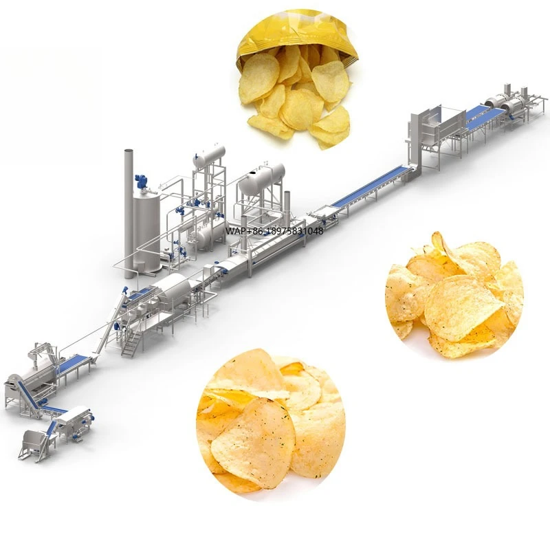 High-efficiency Snack Potato Chip Production Line with a Capacity of 300kg/h and 500kg/h
High-efficiency Snack Potato Chip Production Line with a Capacity of 300kg/h and 500kg/h