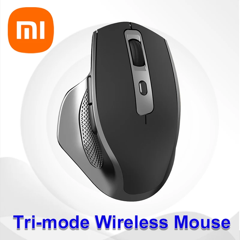 Xiaomi Wireless Mouse Bluetooth Tri-mode Silent Mouse 2.4G Rechargeable Macro-defined Gaming Ergonomic Office Mouse For PC
Xiaomi Wireless Mouse Bluetooth Tri-mode Silent Mouse 2.4G Rechargeable Macro-defined Gaming Ergonomic Office Mouse For PC