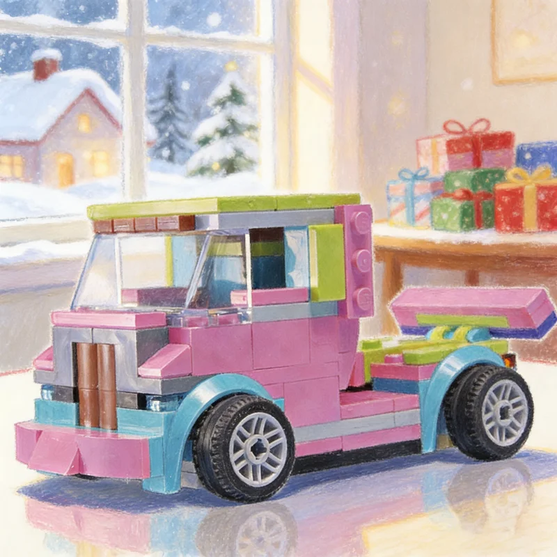 160pcs MOC Icons Kei Truck Model Building Blocks Assemble Toy Architecture DIY Creative Education Brick Festival Gift Idea
160pcs MOC Icons Kei Truck Model Building Blocks Assemble Toy Architecture DIY Creative Education Brick Festival Gift Idea