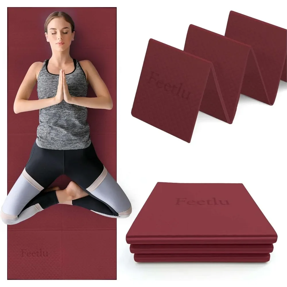 Foldable 6mm Thick Lightweight Yoga Mat Anti Slip Compact for Travel Pilates Home Floor Workouts
Foldable 6mm Thick Lightweight Yoga Mat Anti Slip Compact for Travel Pilates Home Floor Workouts