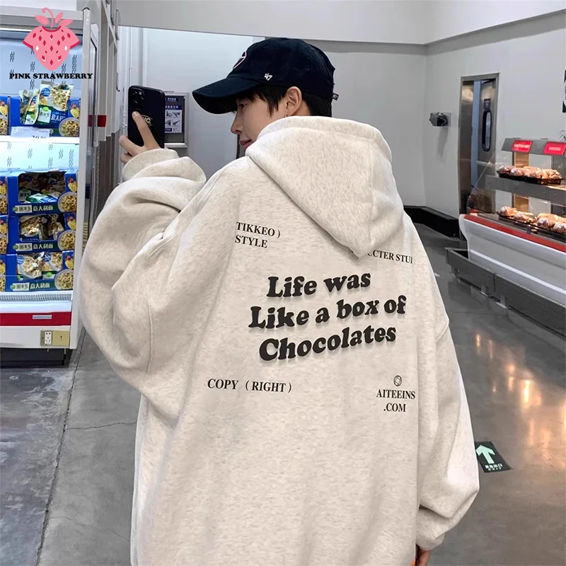 American Retro Hoodies Men Autumn Winter 2025New Fashion Street Letter Print Kangaroo Pouch Y2K Top Men Warm Sweatshirt Student
American Retro Hoodies Men Autumn Winter 2025New Fashion Street Letter Print Kangaroo Pouch Y2K Top Men Warm Sweatshirt Student