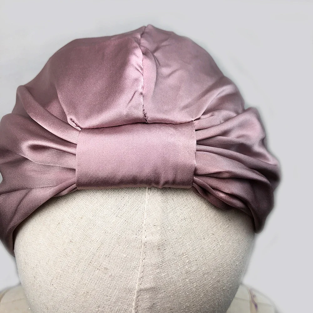 Women Sleep Hat Soft Pure Silk Charmeus Night Sleep Cap Hair Bonnet Silk Comfortable Head Cover Wide Elastic Band Hair Loss Cap
Women Sleep Hat Soft Pure Silk Charmeus Night Sleep Cap Hair Bonnet Silk Comfortable Head Cover Wide Elastic Band Hair Loss Cap