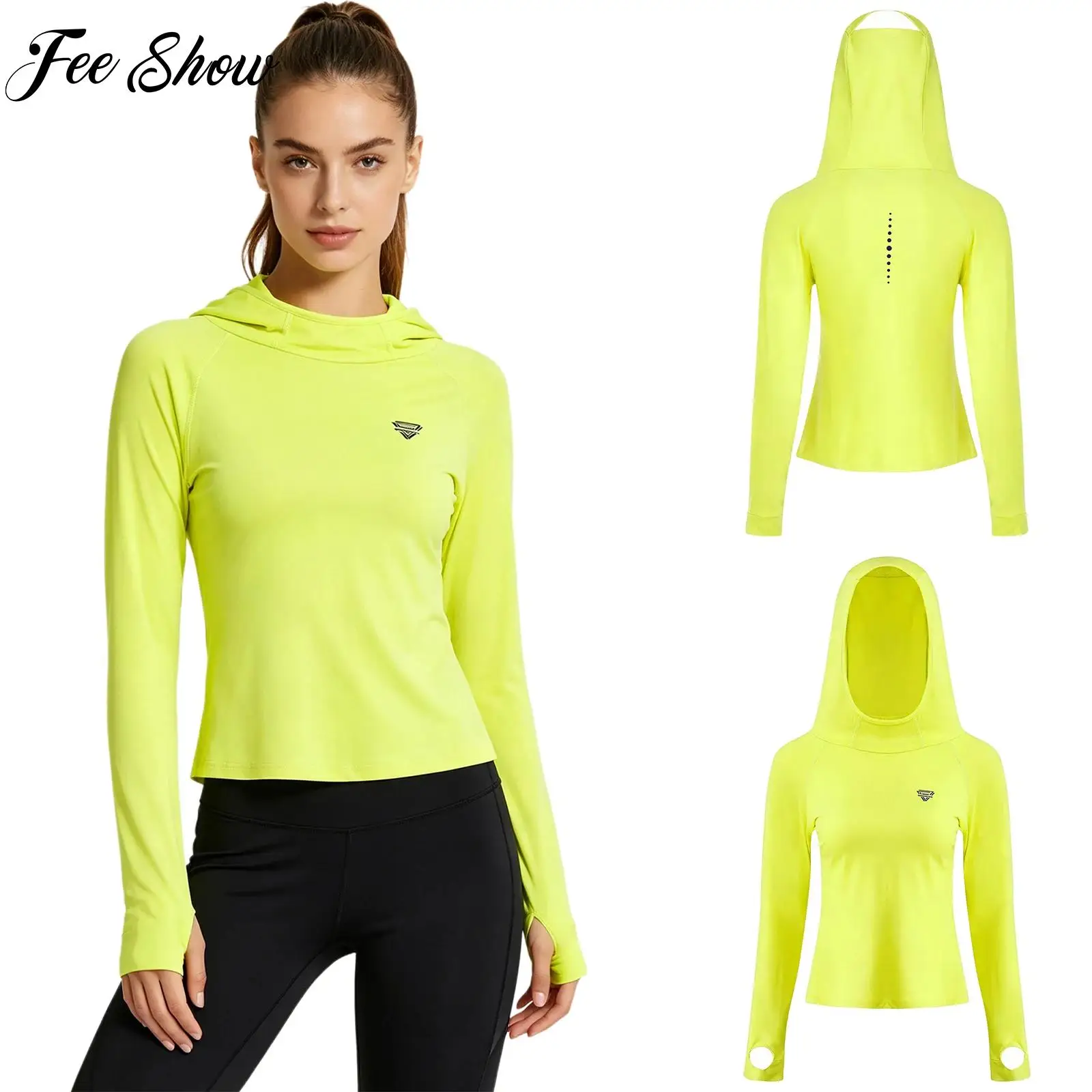 Women Sun Protection Hoodie Long Sleeve Quick-drying Hooded Top for Outdoor Exercise Running Cycling Badminton
Women Sun Protection Hoodie Long Sleeve Quick-drying Hooded Top for Outdoor Exercise Running Cycling Badminton