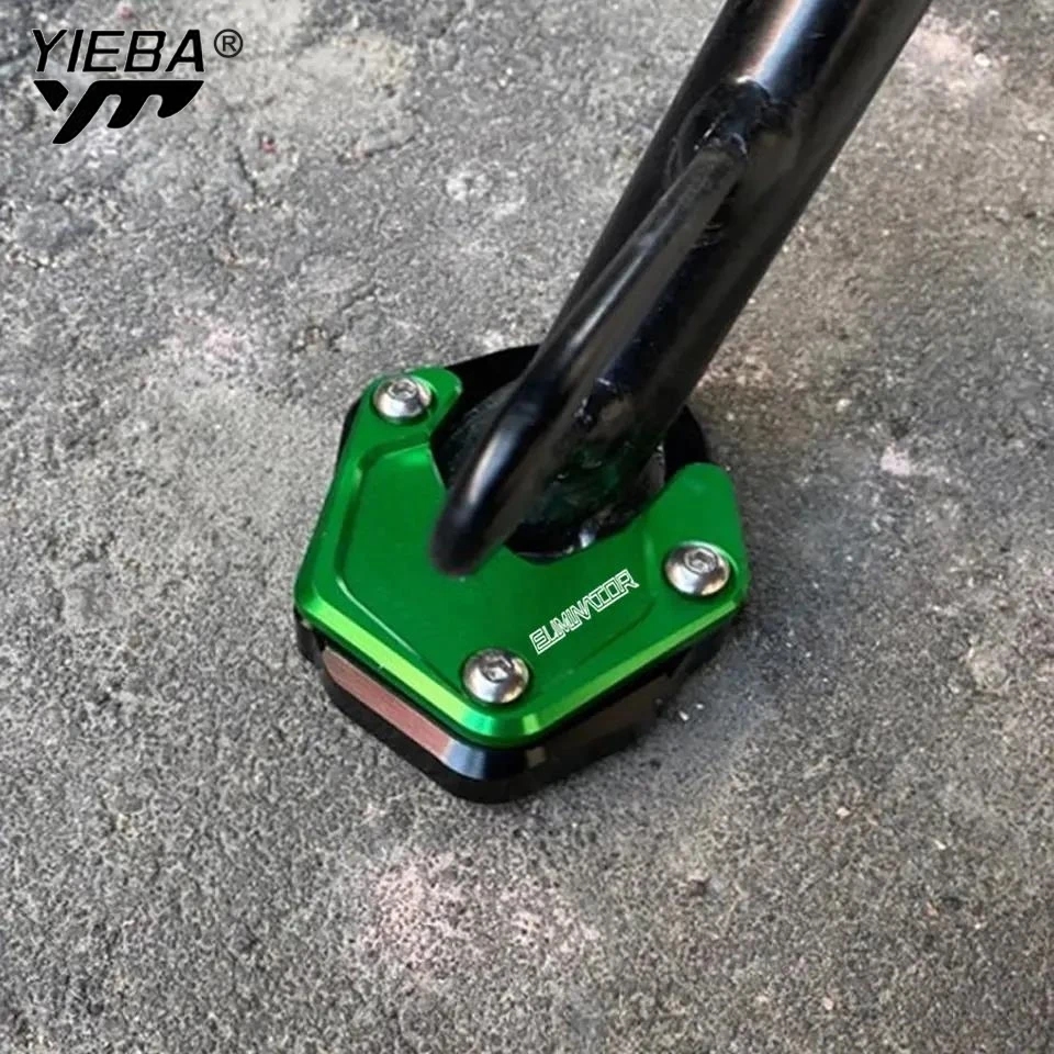 For Kawasaki Eliminator 500 450 400 2024 2025 Kickstand Foot Side Stand Extension Support Plate Pad Ninja 400 Z400 Versys650 ZH2 
For Kawasaki Eliminator 500 450 400 2024 2025 Kickstand Foot Side Stand Extension Support Plate Pad Ninja 400 Z400 Versys650 ZH2