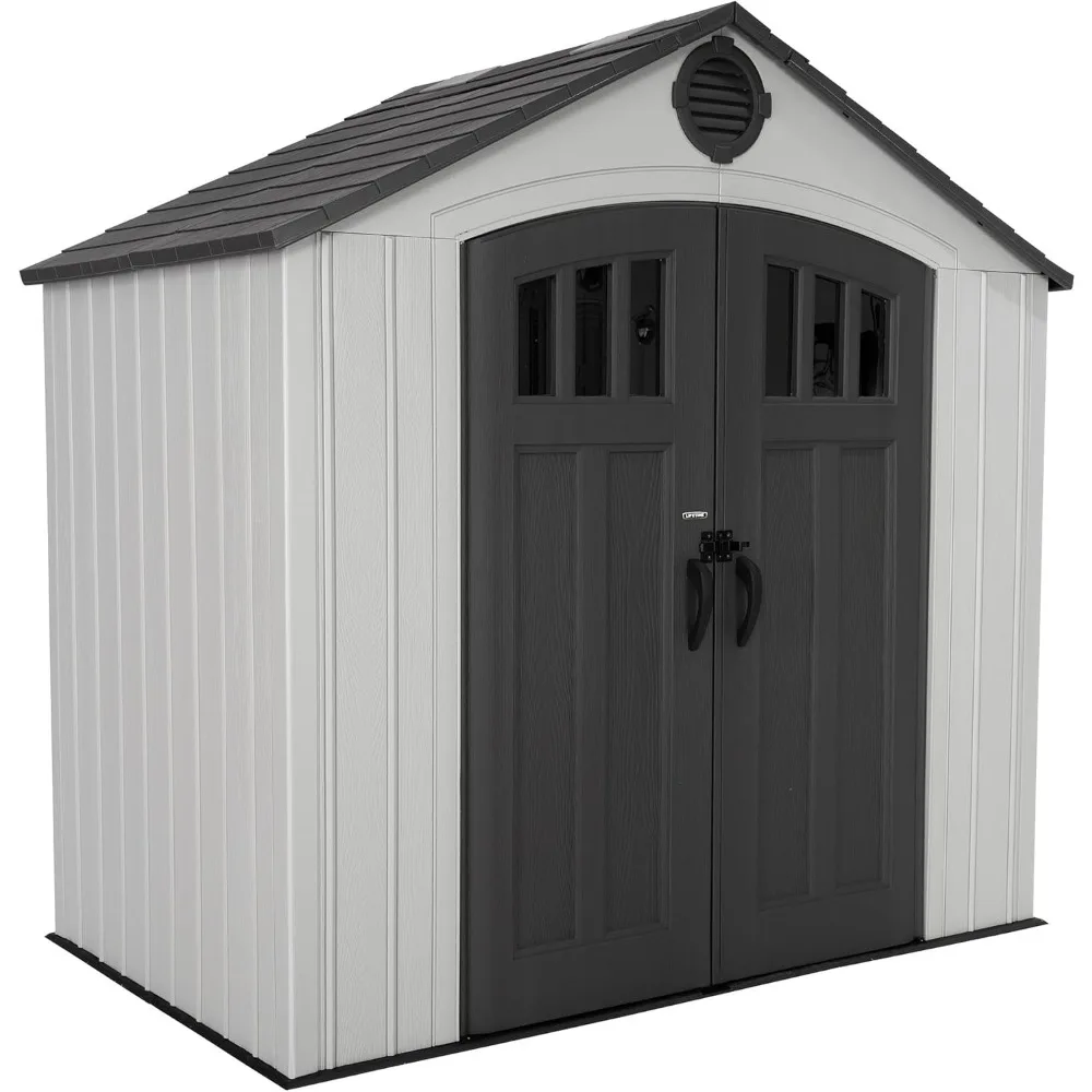 Outdoor Storage Shed, 8 x 5 Foot, Gray
Outdoor Storage Shed, 8 x 5 Foot, Gray