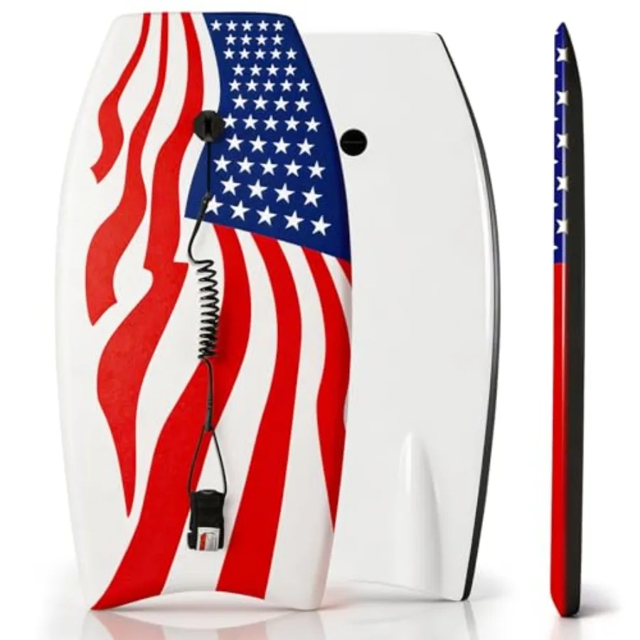 Bodyboard for Beach Premium Body Board Lightweight Surf Boards with EPS Core Wrist Leash HDPE Slick Bottom for Teens Adults Beg
Bodyboard for Beach Premium Body Board Lightweight Surf Boards with EPS Core Wrist Leash HDPE Slick Bottom for Teens Adults Beg