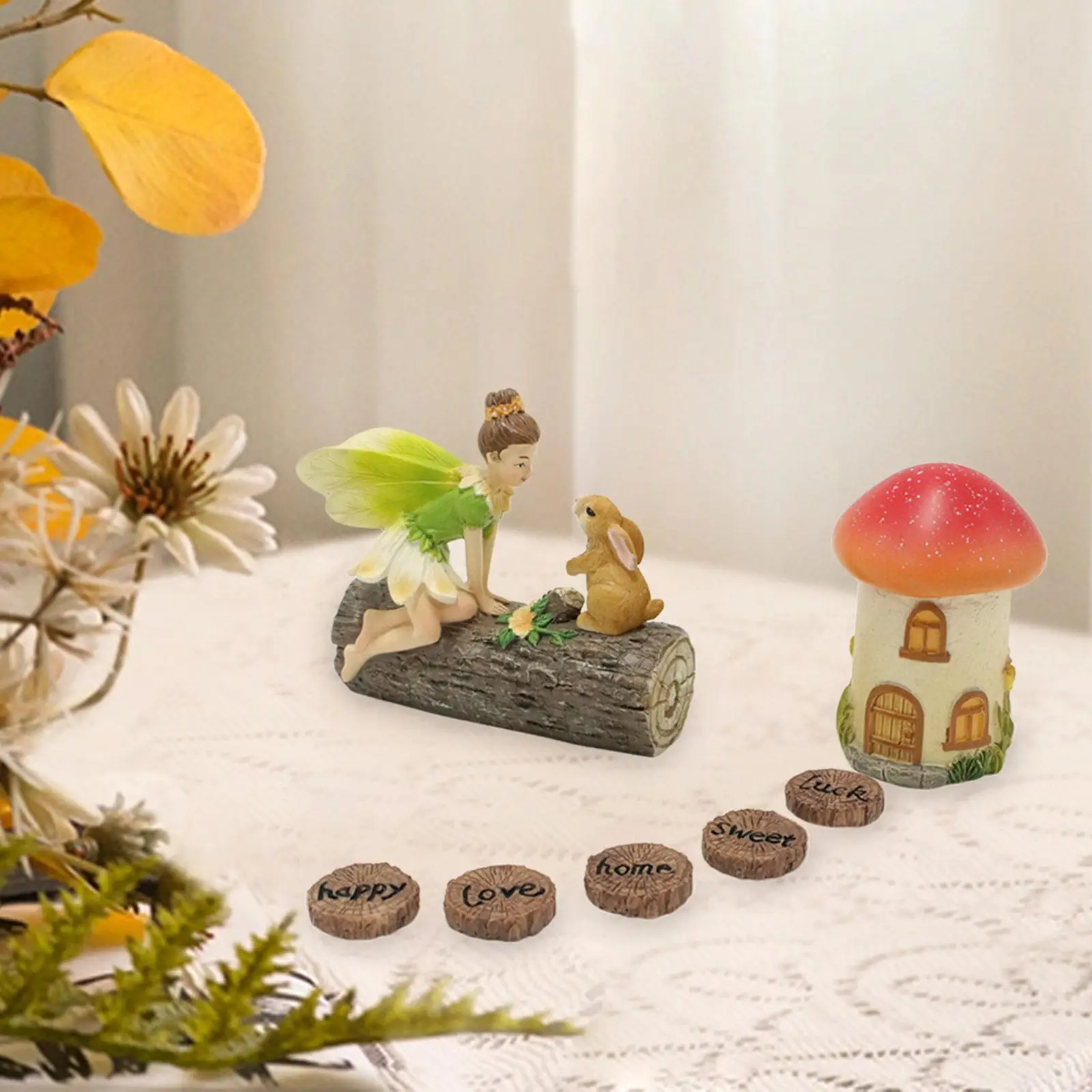 Fairy Garden Statues Set Rabbits Figures Housekeeping Gift Angle Sculptures
Fairy Garden Statues Set Rabbits Figures Housekeeping Gift Angle Sculptures