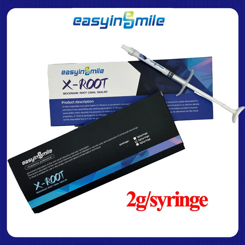 Easyinsmile Dental Endo fill Биокерамический герметик X-Root Герметик корневых каналов Сегмент для обтурации
Easyinsmile Dental Endo fill Биокерамический герметик X-Root Герметик корневых каналов Сегмент для обтурации