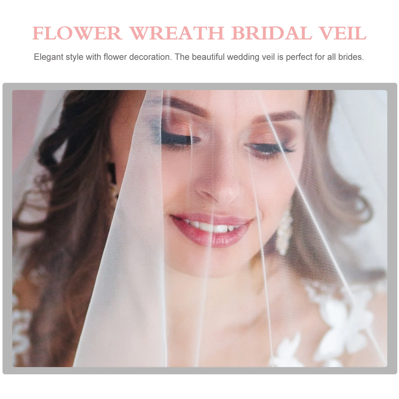 Flower Wreath Bridal Veil Headpiece Hair Women Wedding Decor Floral Headb Gauze Veil Photoshoot Props
Flower Wreath Bridal Veil Headpiece Hair Women Wedding Decor Floral Headb Gauze Veil Photoshoot Props