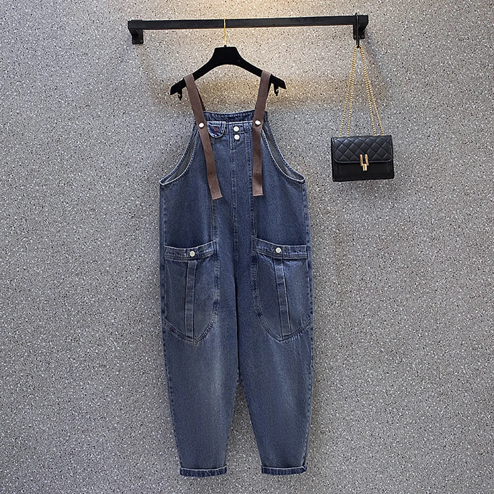Oversize Straps Jeans Women Overalls Streetwear Spring Autumn Casual Loose Baggy Denim Pants Suspender Trousers Female Jumpsuit
Oversize Straps Jeans Women Overalls Streetwear Spring Autumn Casual Loose Baggy Denim Pants Suspender Trousers Female Jumpsuit