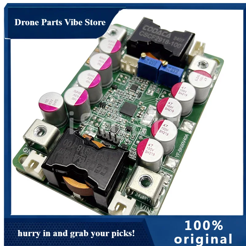 APYF-BK90V40A DC-DC понижающий преобразователь напряжения с постоянным током и напряжением для низких температур, для аккумуляторных систем дронов, вход 12-90В, выход 2-54В/5-4В
APYF-BK90V40A DC-DC понижающий преобразователь напряжения с постоянным током и напряжением для низких температур, для аккумуляторных систем дронов, вход 12-90В, выход 2-54В/5-4В