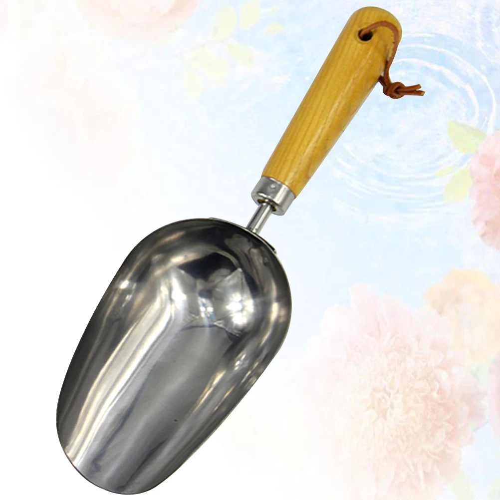 1pc Durable Stainless Steel Shovel Wooden Handle Plant Use Garden Tools Scoop Transplant Dig Turn Soil Pot Portable
1pc Durable Stainless Steel Shovel Wooden Handle Plant Use Garden Tools Scoop Transplant Dig Turn Soil Pot Portable