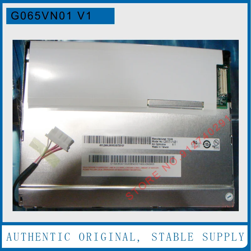 G065VN01 V1 Оригинальный 6,5-дюймовый ЖК-дисплей G065VN01 V.1 E204356
G065VN01 V1 Оригинальный 6,5-дюймовый ЖК-дисплей G065VN01 V.1 E204356