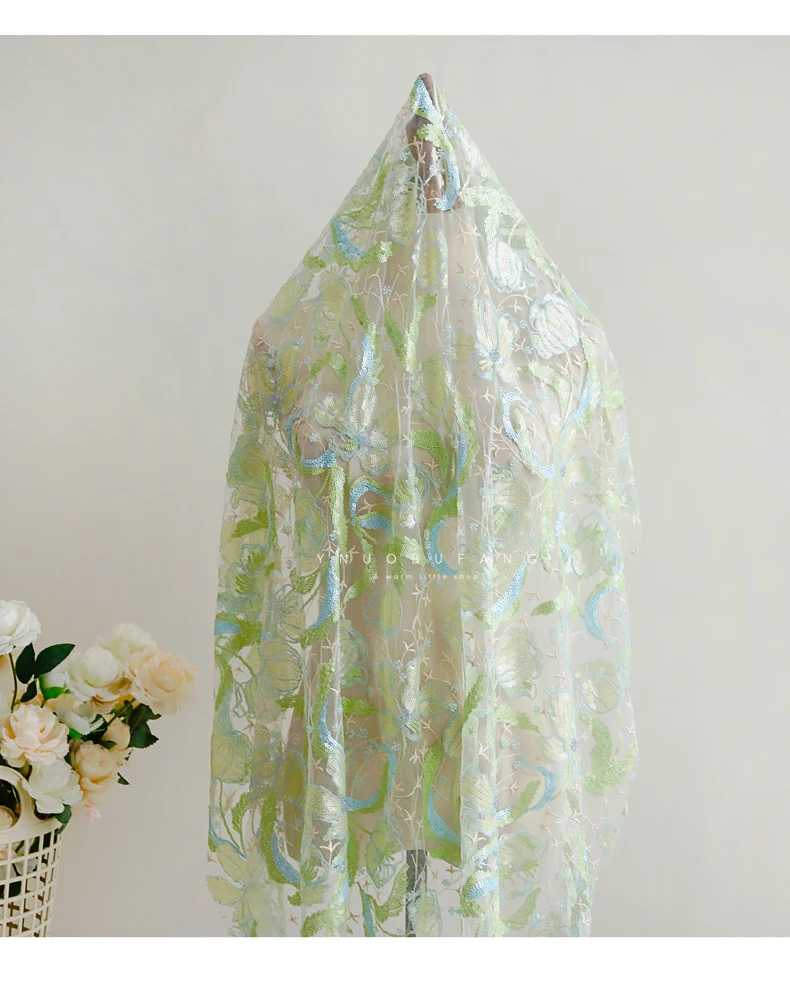 Delicate Tulip Embroidered Mesh Lace Fabric For Cheongsam Dressmaking And Garment Designing Designer Fabric
Delicate Tulip Embroidered Mesh Lace Fabric For Cheongsam Dressmaking And Garment Designing Designer Fabric