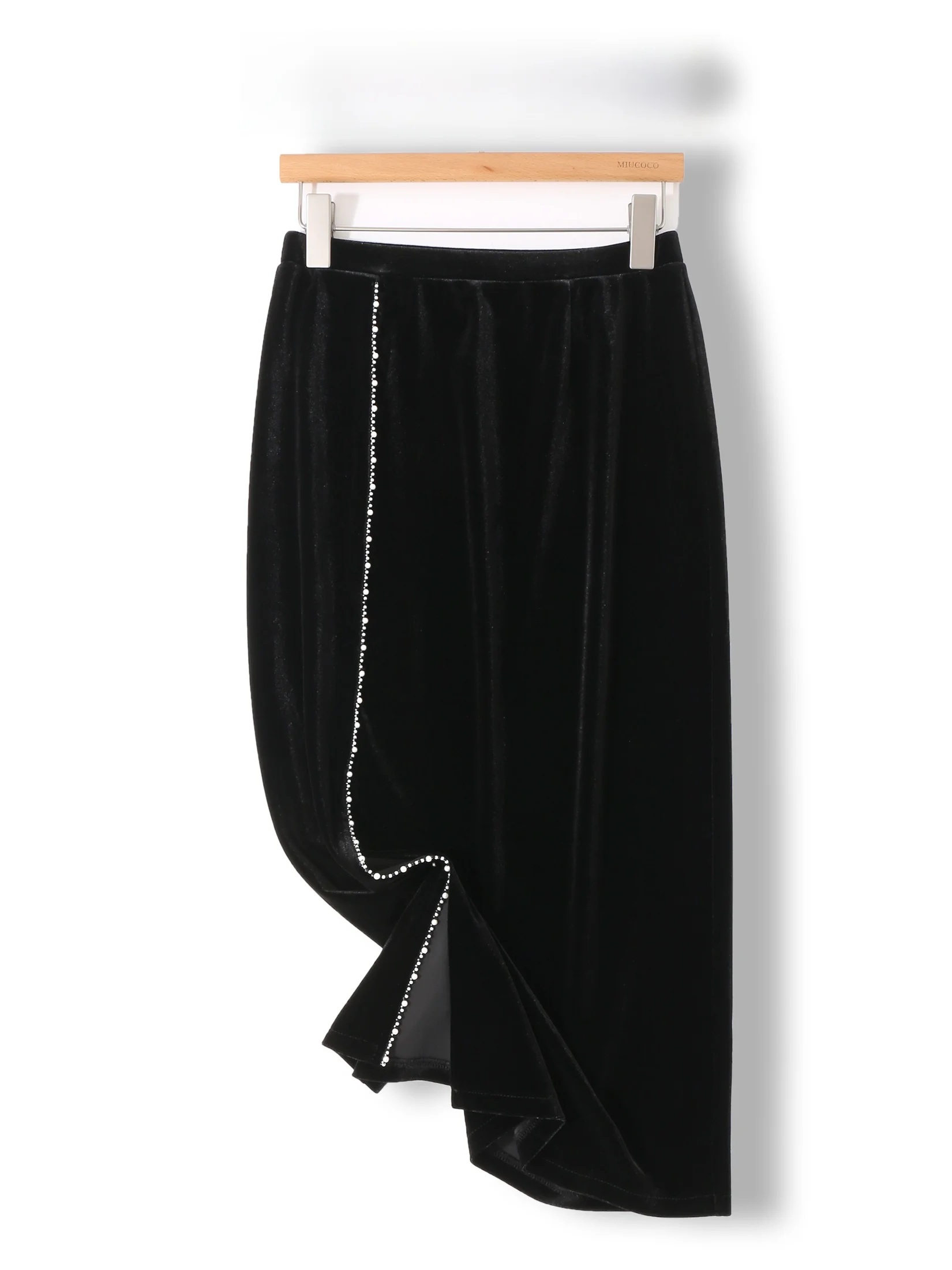 Chao Recommended Island Country Velvet Half Skirt with Bead Slit High Waist Straight Tube mid Length Vintage Style Commute
Chao Recommended Island Country Velvet Half Skirt with Bead Slit High Waist Straight Tube mid Length Vintage Style Commute