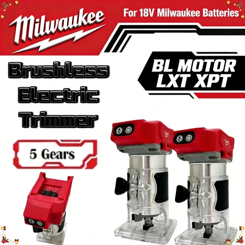 Бесщеточный аккумуляторный фрезер Milwaukee 30000 об/мин, компактный, 5-скоростной, для обработки дерева
Бесщеточный аккумуляторный фрезер Milwaukee 30000 об/мин, компактный, 5-скоростной, для обработки дерева