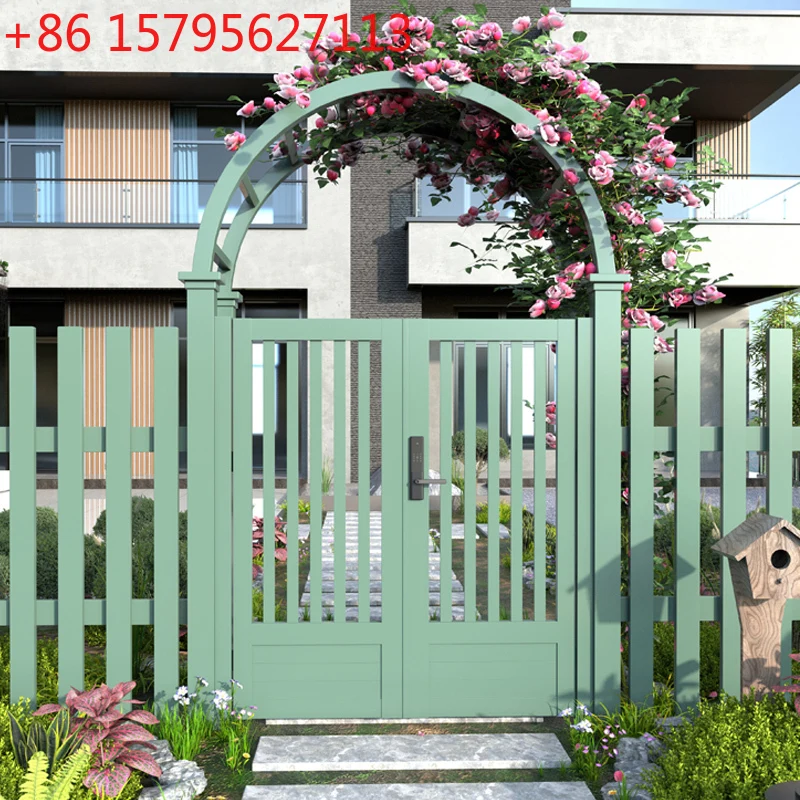 Aluminum garden door, courtyard aluminum alloy into outdoor arch, self-built house, stainless steel fence door
Aluminum garden door, courtyard aluminum alloy into outdoor arch, self-built house, stainless steel fence door