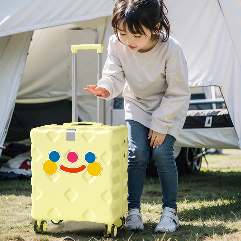 Small Biscuit Kids Luggage Small Trolley Case 20-inch Ride on Suitcase for Kids 18-inch Travel Case Lightweight Password Box
Small Biscuit Kids Luggage Small Trolley Case 20-inch Ride on Suitcase for Kids 18-inch Travel Case Lightweight Password Box