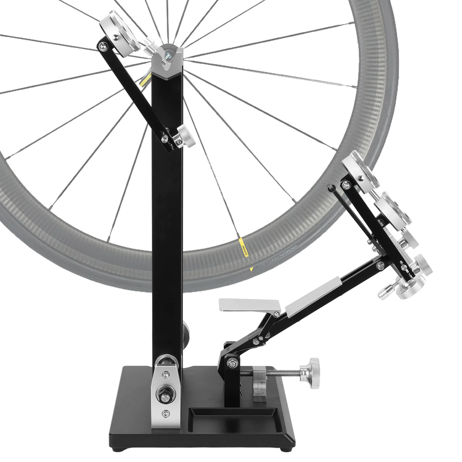 Bike Wheel Truing Stand with Magnetic Tool Holder Alloy Bike Wheel Alignment Repair Tool for 12in 700C Wheels for Cycling Repair
Bike Wheel Truing Stand with Magnetic Tool Holder Alloy Bike Wheel Alignment Repair Tool for 12in 700C Wheels for Cycling Repair