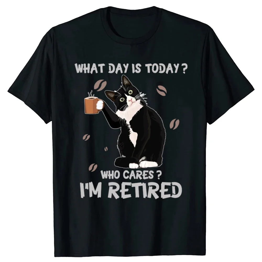 Retired Cat Coffee Print Men's T-Shirt Cotton Casual Trip Breathable Round Neck Short Sleeve
Retired Cat Coffee Print Men's T-Shirt Cotton Casual Trip Breathable Round Neck Short Sleeve