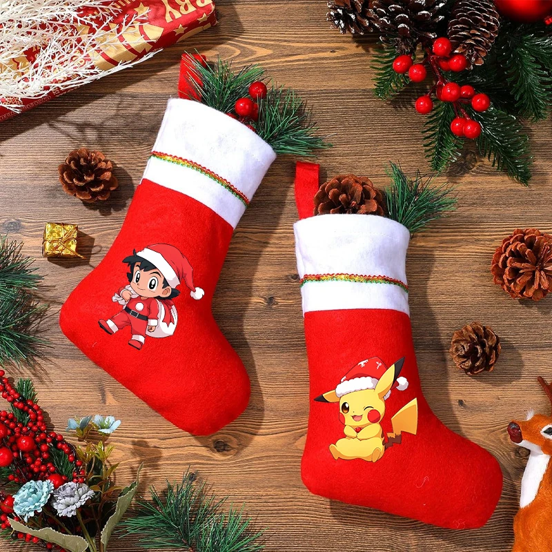 Pokemons Christmas Stocking Festival Party Decorations Christmas Tree Hanging Bag Socks Cartoon Anime Bedhead Gift Bag Xmas Gift
Pokemons Christmas Stocking Festival Party Decorations Christmas Tree Hanging Bag Socks Cartoon Anime Bedhead Gift Bag Xmas Gift