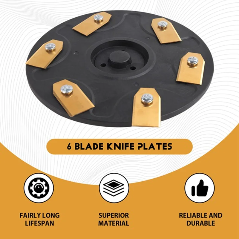ABKY-Knife Plate + 6 Replacement Blades For Gardena Sileno City, Mcculloch Robotic Lawnmower Blade Disc Lawn Robo
ABKY-Knife Plate + 6 Replacement Blades For Gardena Sileno City, Mcculloch Robotic Lawnmower Blade Disc Lawn Robo