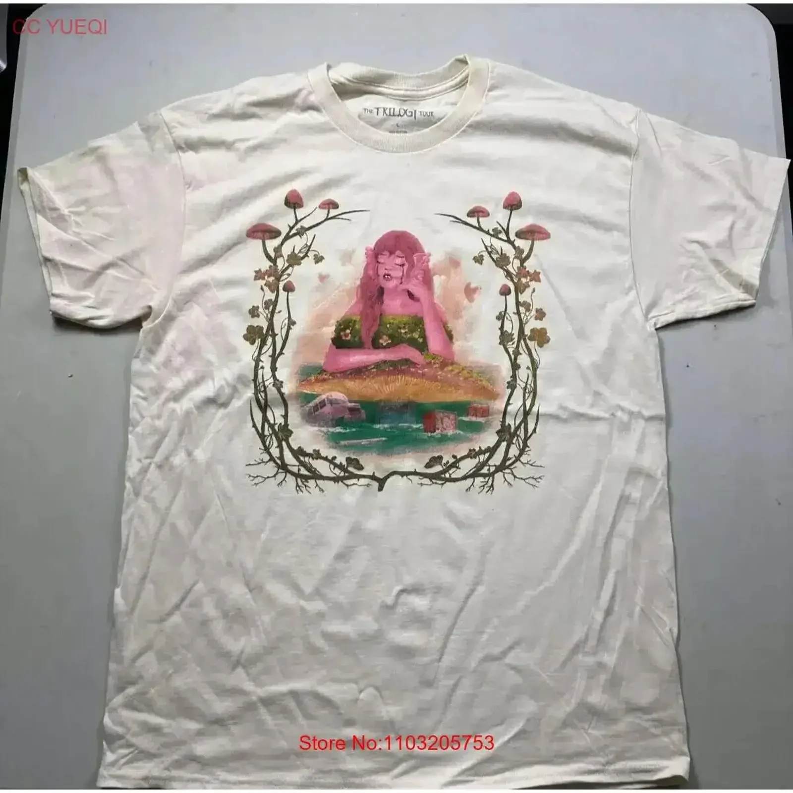 Melanie Martinez Trilogy Tour short sleeve white color shirt KV30155 vintage Washed streetwear fashion graphic Casual Versatile
Melanie Martinez Trilogy Tour short sleeve white color shirt KV30155 vintage Washed streetwear fashion graphic Casual Versatile