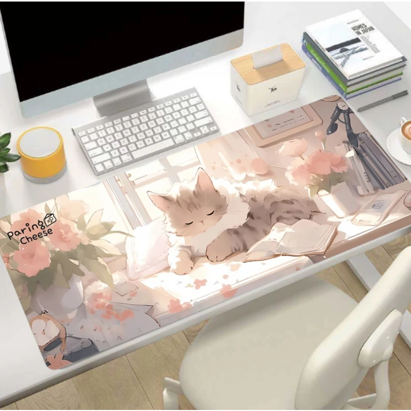 Warm cat mouse pad, healing cute pet non-slip table mat
Warm cat mouse pad, healing cute pet non-slip table mat